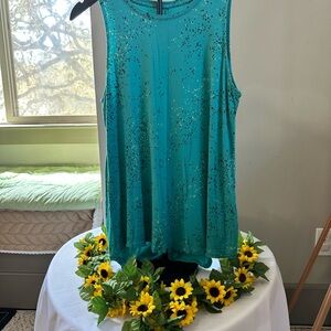 Apt. 9 Teal Sleeveless Tank